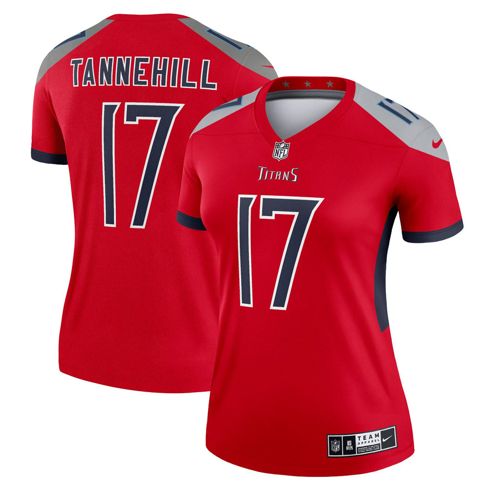 Women's Tennessee Titans Ryan Tannehill Inverted Legend Jersey Red