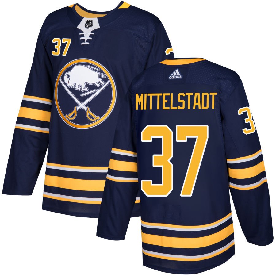 Buffalo Sabres #37 Casey Mittelstadt Navy Authentic Pro Jersey